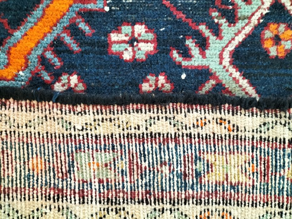 Niespotykany wełniany ręcznie tkany Irański chodnik 100x275cm