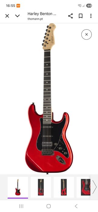 Harley Benton ST-JAMster nova, na caixa