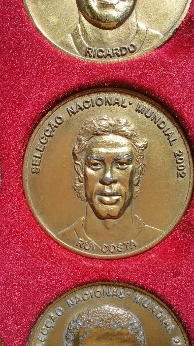 Medalhas comemorativas seleção portuguesa