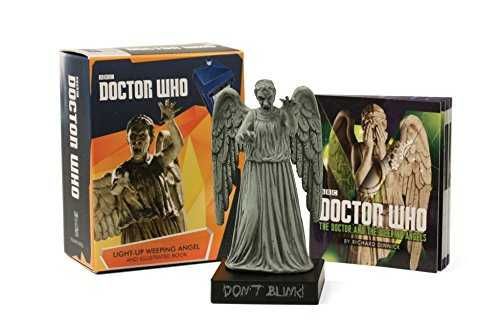 Dcotor Who - Weeping Angel com LUZ + livrete - NOVO SELADO