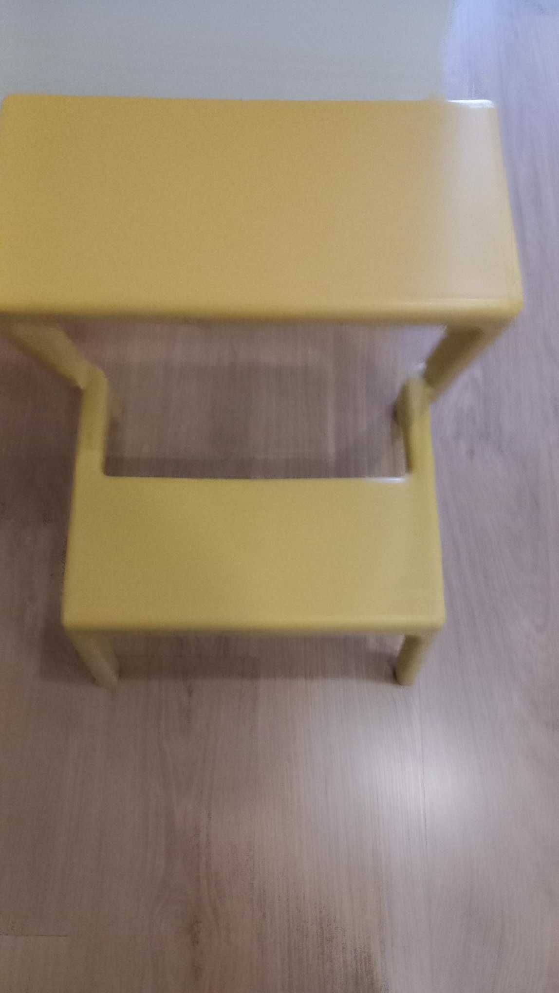 Escadote amarelo 2 degraus IKEA