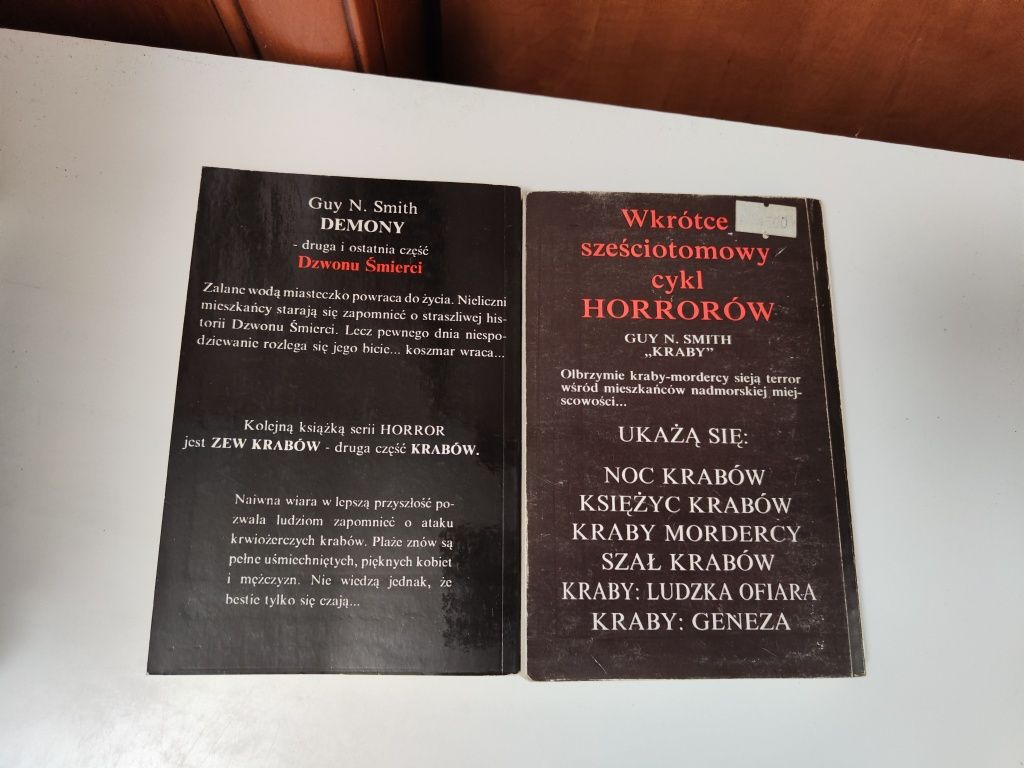Dzwon śmierci tom I i II - 1 i 2 - Guy N. Smith Horror "x