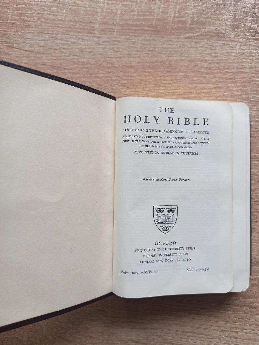 The Holy Bible (KJV) - кишенькова Біблія англійською мовою