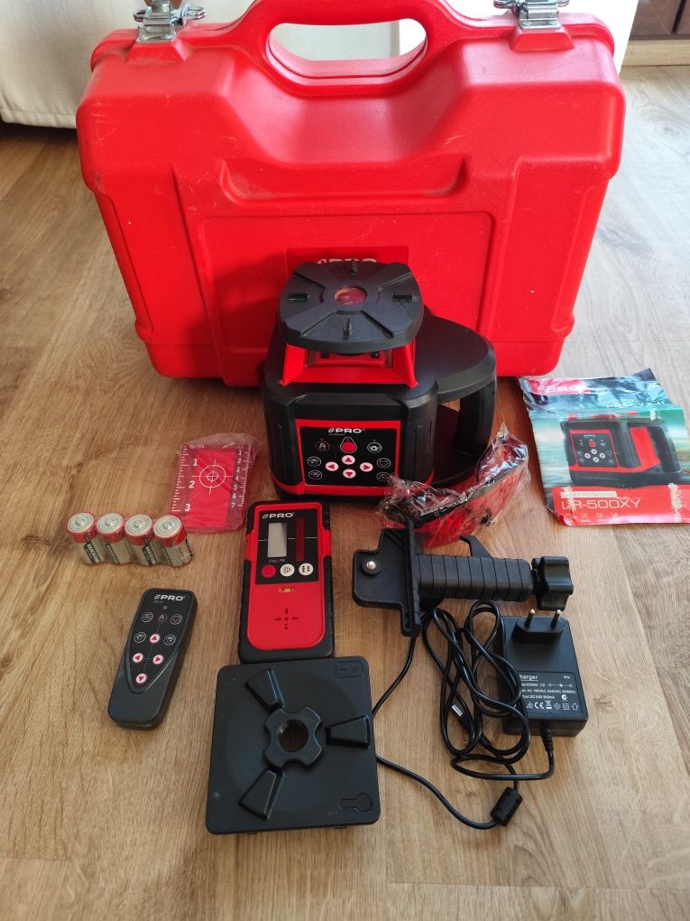 Laser rotacyjny PRO LR - 500XY wiązka czerwona