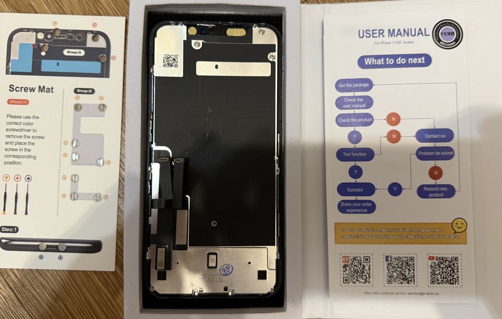 Десплей, комплект для заміни дисплея iPhone 11/XR