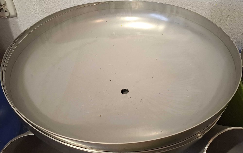Misa ze stali nierdzewnej 316 – Ø 550 mm, grubość 2 mm