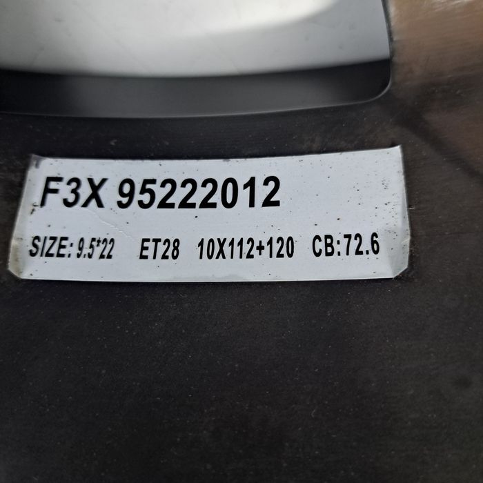 Jantes 22" originais FOX VR3 LOOK Mercedes GLC 63 AMG 5x112