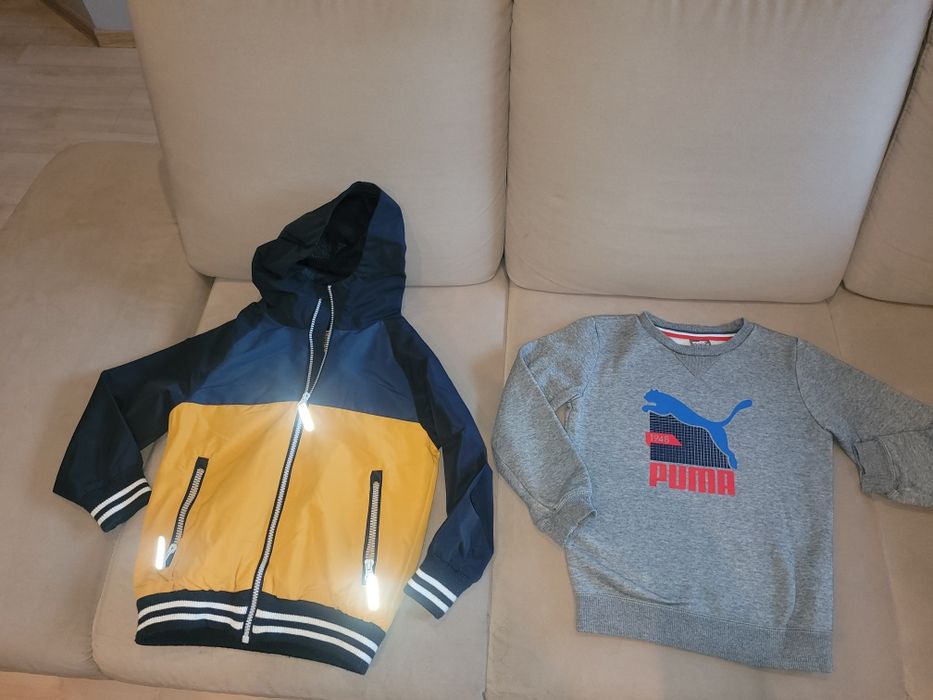 Kurtka i sweter marki Puma