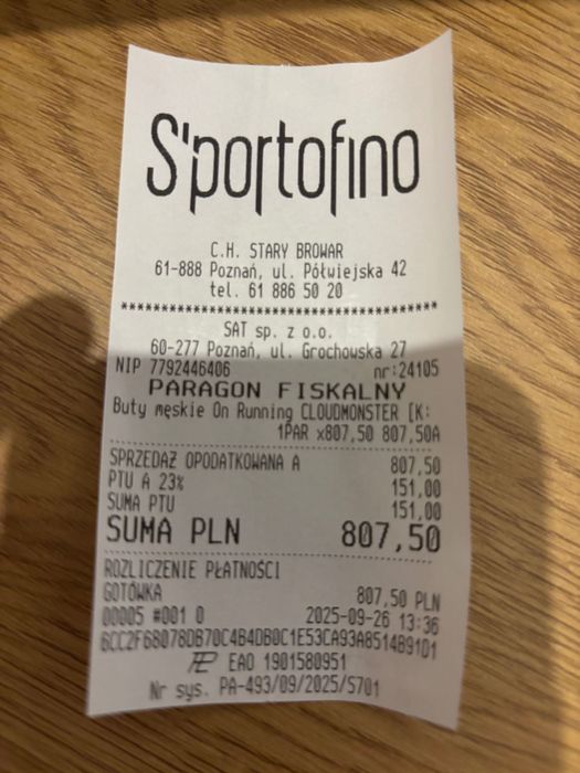 Sprzedam buty biegowe on runing