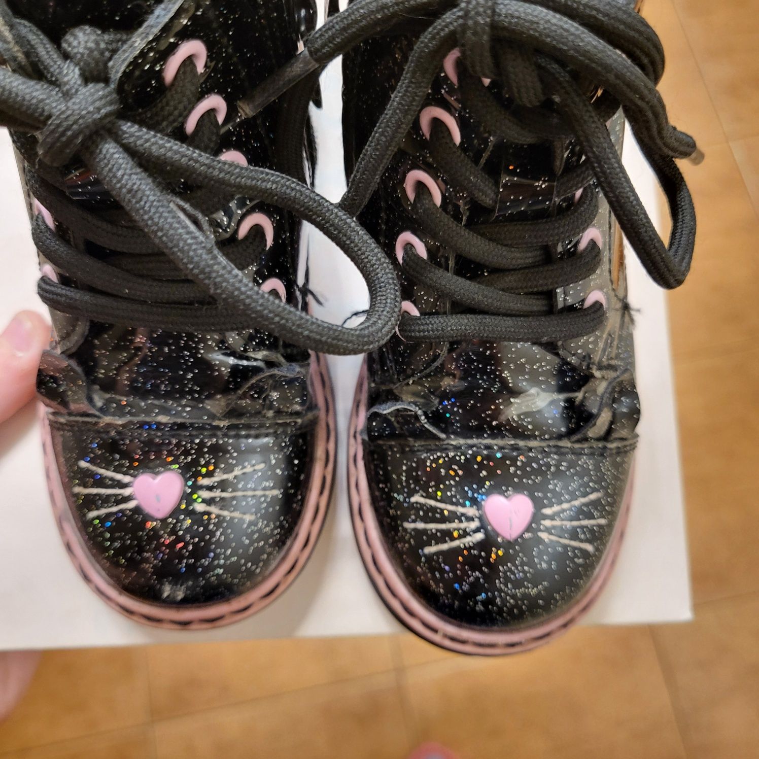 Buty zimowe  kozaki trzewiki  botki dla dziewczynki r 25