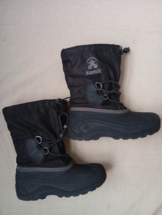 Зимние детские сапоги унисекс со съемным  валенком,размер 33/34, Kamik