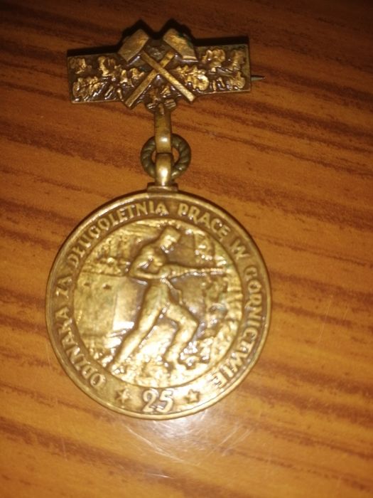 Odznaka za 25 lat pracy lata 70