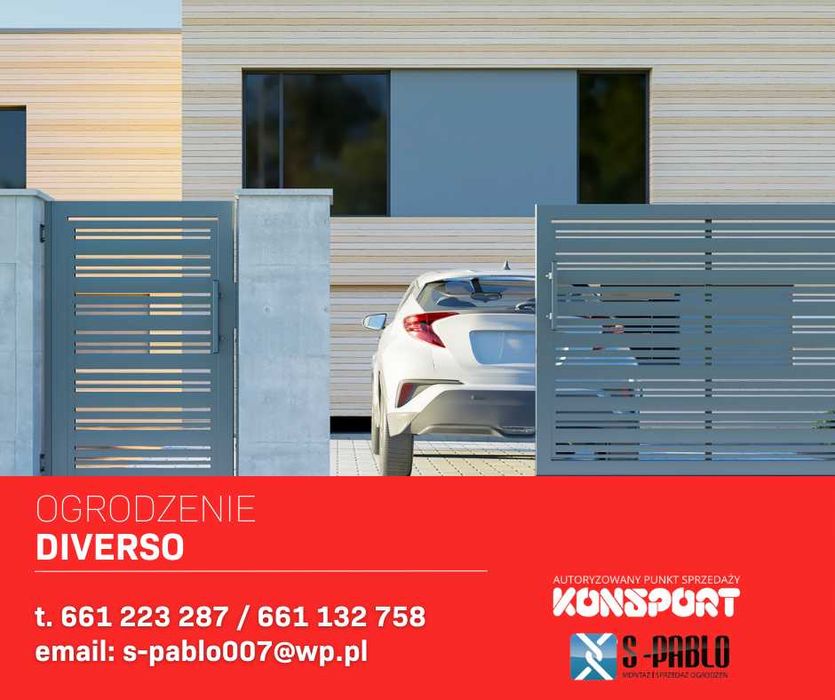 OGRODZENIA frontowe/posesyjne KONSPORT
