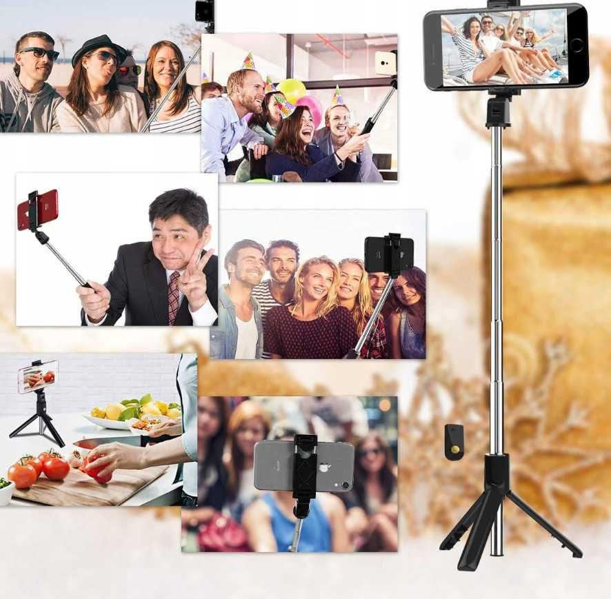 Kijek do selfie *tripod statyw pilot bluetooth*