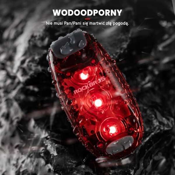 Lampka rowerowa tylna, mini uniwersalna ROCKBROS (ZPWD-1)