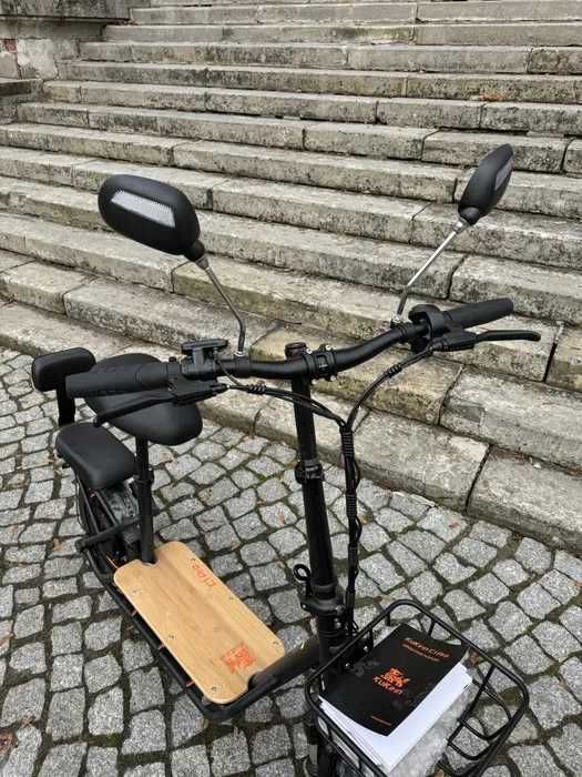 Електросамокат Kugoo Kirin C1 Pro (500 Вт; 26 А·год; 48 В), Чорний
