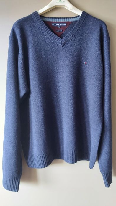 Tommy Hilfiger sweter XXL 100% lambs wool