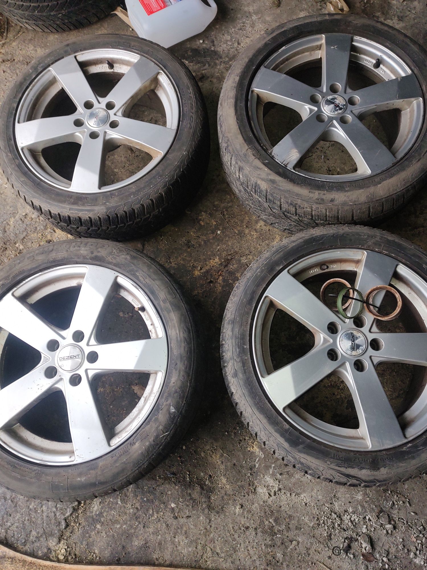 Alufelgi R17 5x108 peugeot ford Volvo opony letnie 215/55