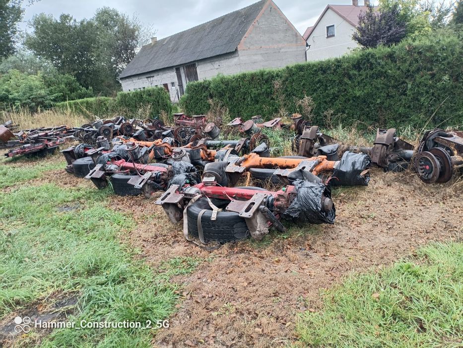 Ruchoma podłoga osie BPW tarcze