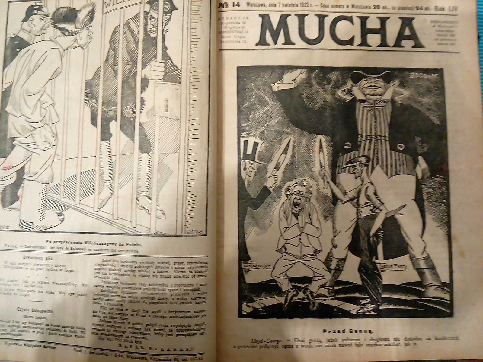 Mucha rocznik 1922 gazeta czasopismo wymienię na inny rocznik.