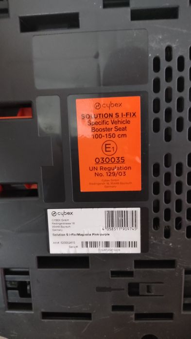Fotelik samochodowy Cybex Solutions S I -FIX