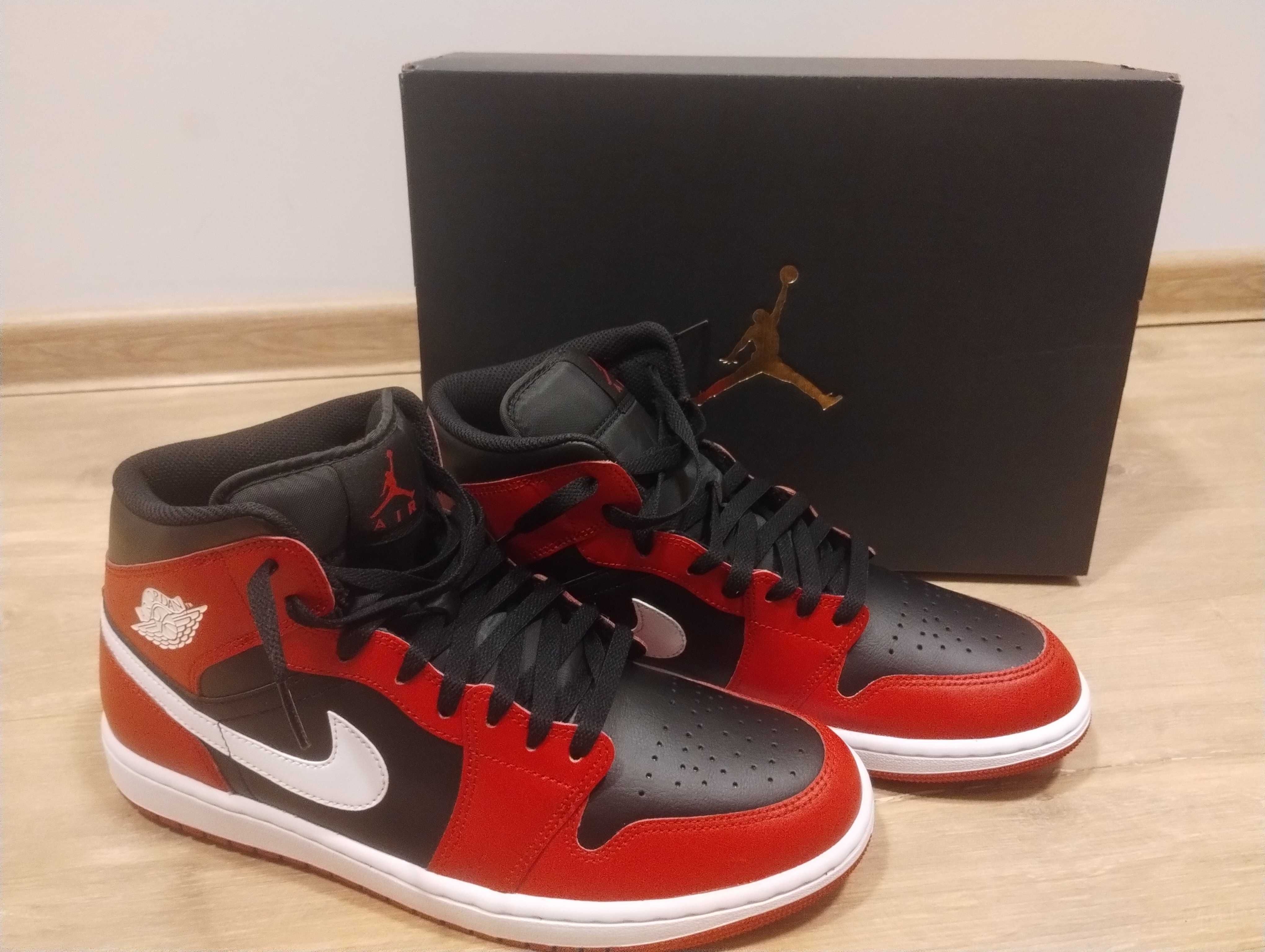 Nike Air Jordan 1 Mid black-white/gym-red