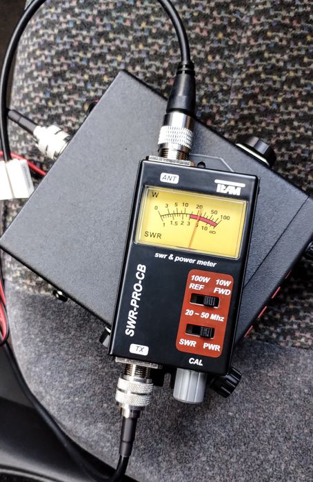 Reflektometr - Miernik SWR PRO CB + kabel + sztuczne obciążenie
