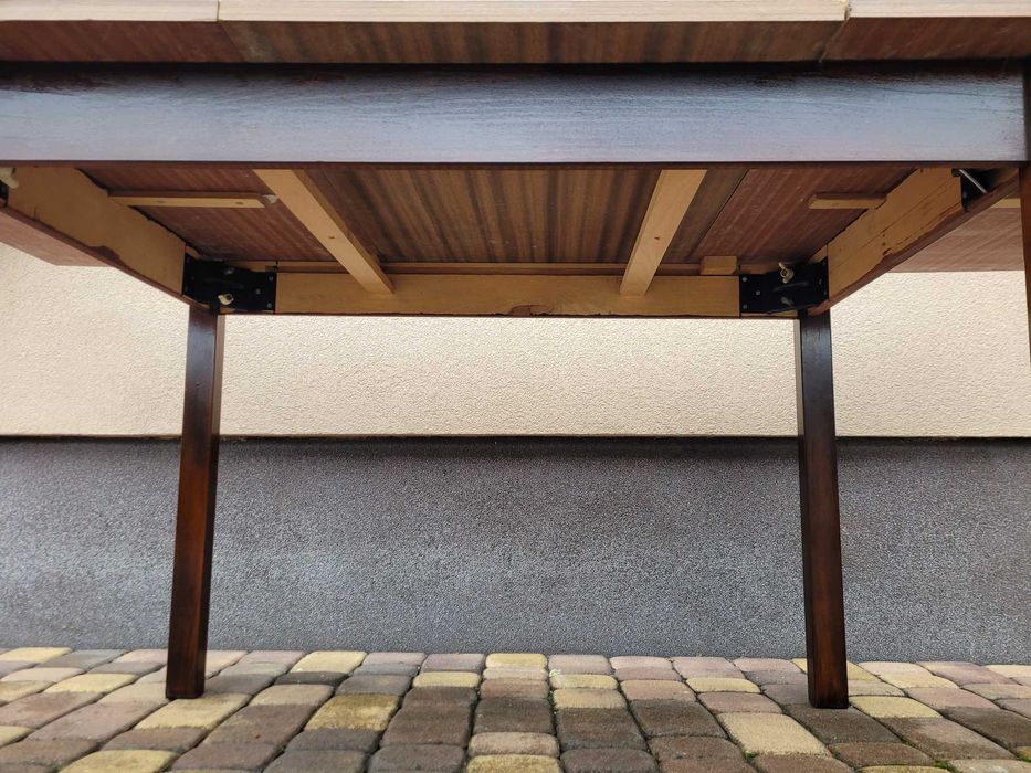 Stół Rozkładany + 4 Krzesła Lata 60/70 Design Modern Komplet