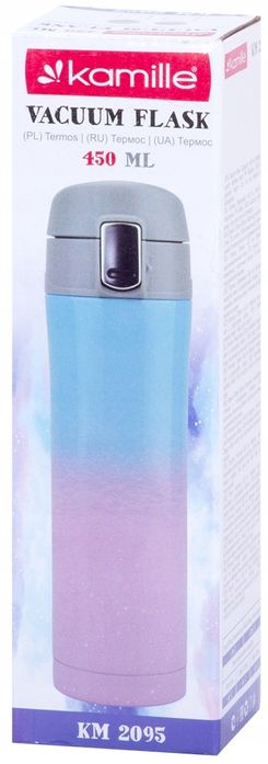 Kubek Termiczny 450Ml Termos Butelka Bidon Kamille