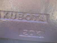 peso frontal para trator KUBOTA 20kg
