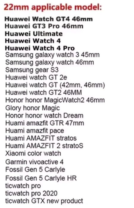 Pasek nylonowy 22mm Huawei Watch GT 2 / GT 3 / GT 4 / GT 5 / WYPRZEDAŻ