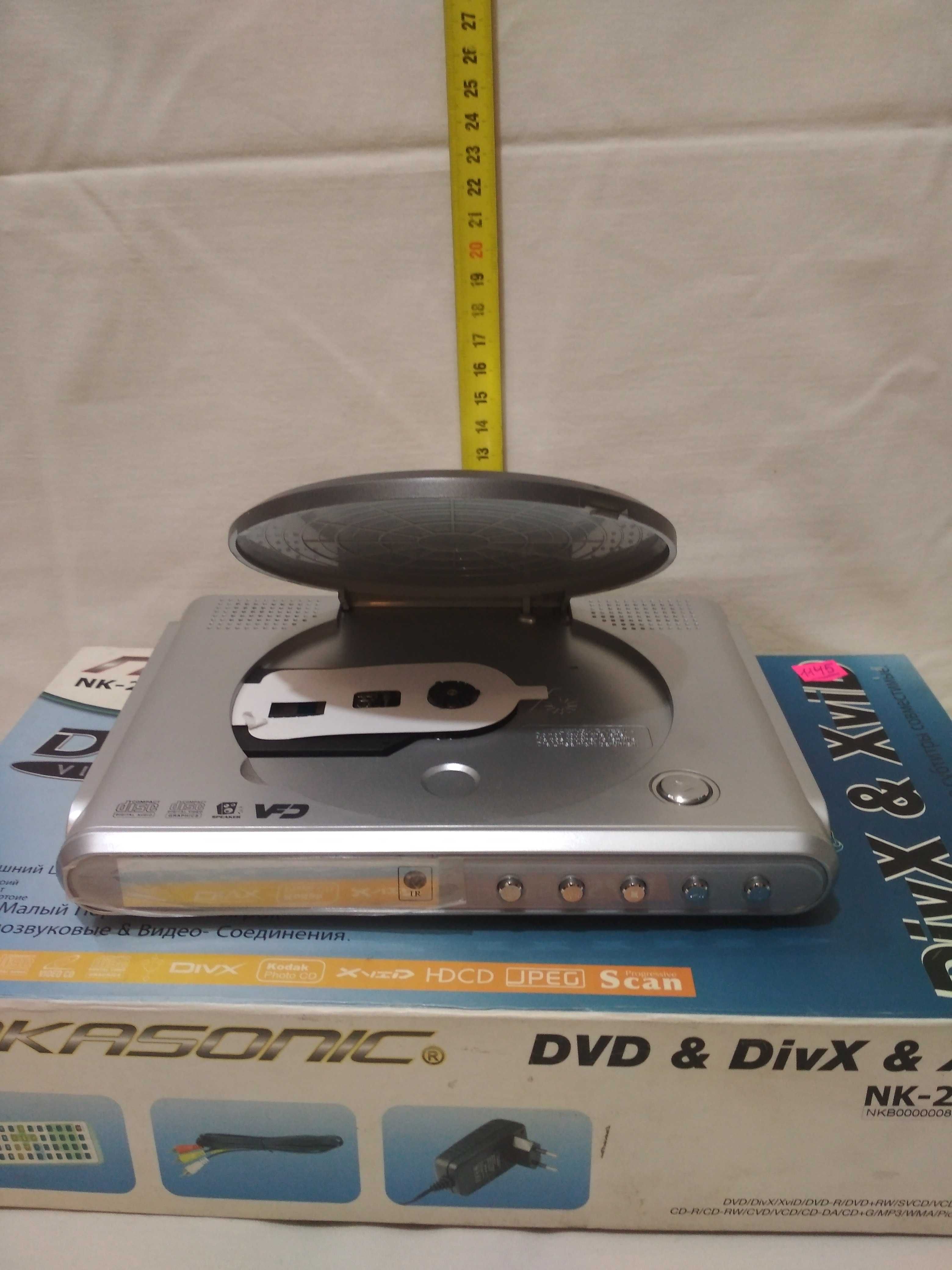 DVD проигрыватель, дисковый, USB, Новый!