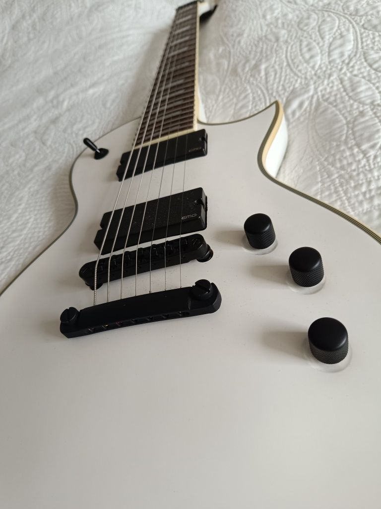 Gitara elektryczna 7-strunowa ESP-LTD plus wzmacniacz do małej naprawy