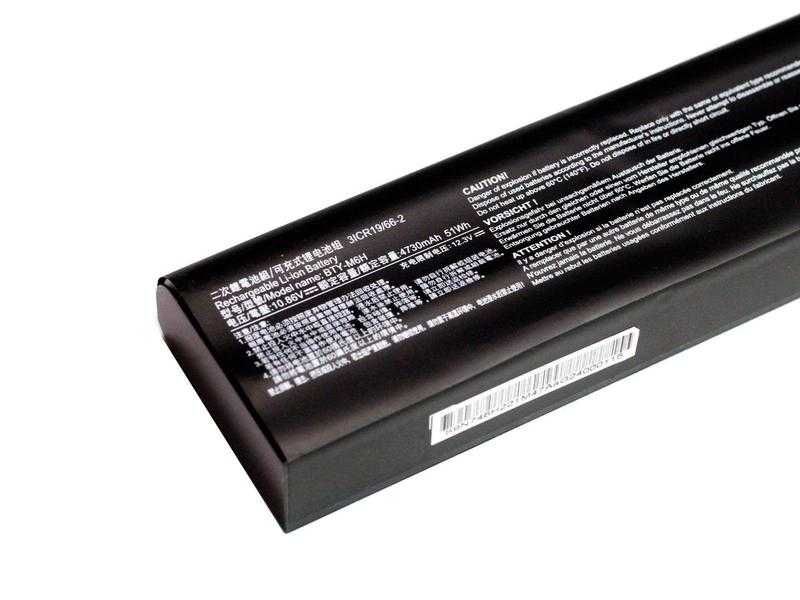 Батарея Для Ноутбука MSI BTY-M6H, 4730MAH (51WH), 6CELL, 10.86V,