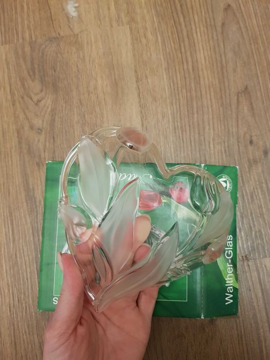 Посуда вазочка стекляная сердце салатница Стакани паровоз