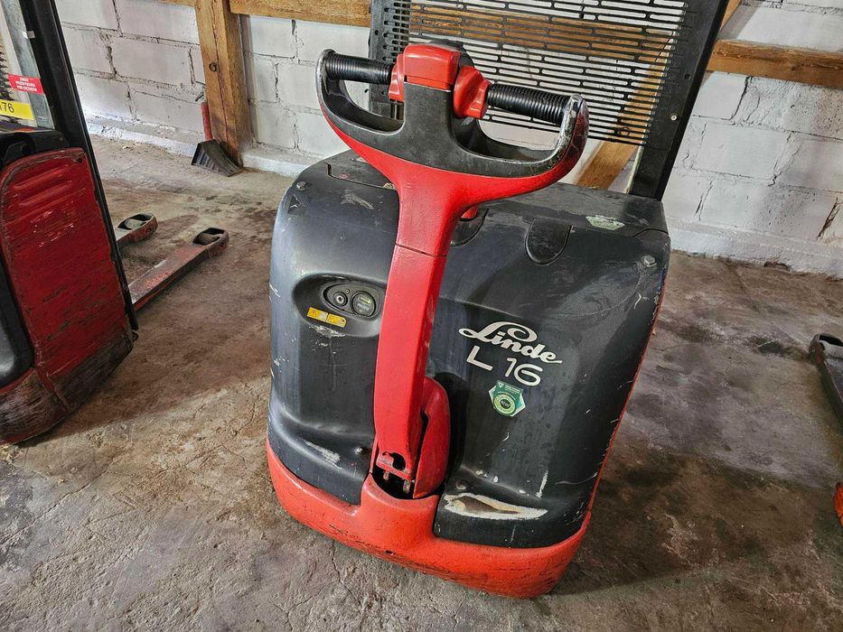 linde L16 wózek paleciak elektryczny duplex 3m