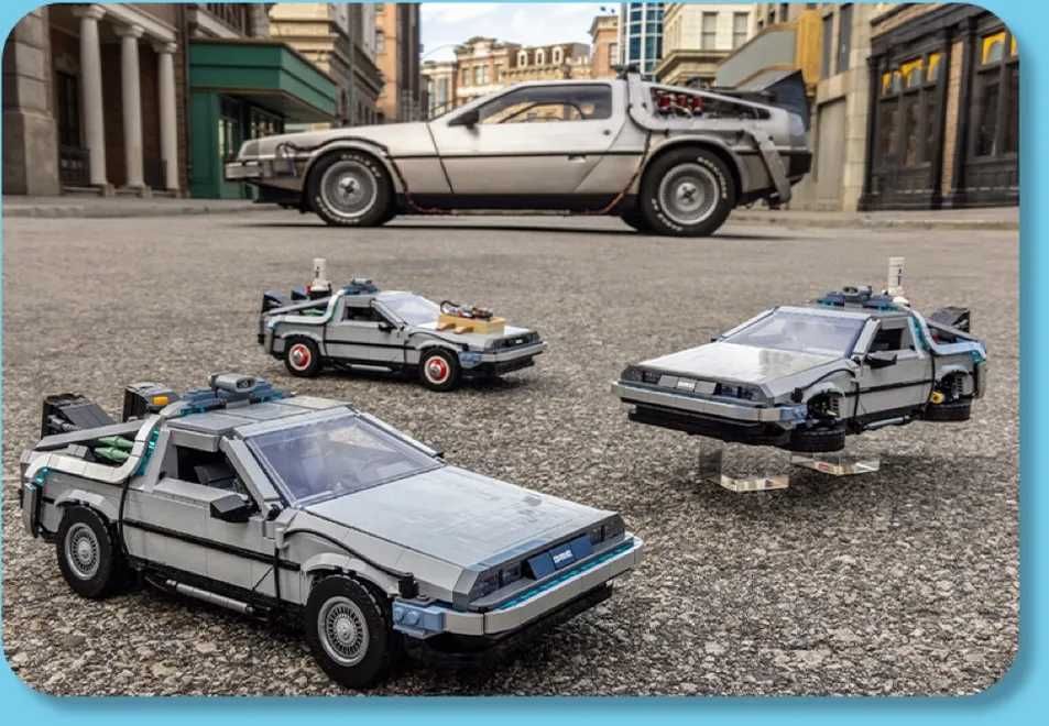 Конструктор DeLorean з фільму "Назад у майбутнє", 1872 деталі (10300)