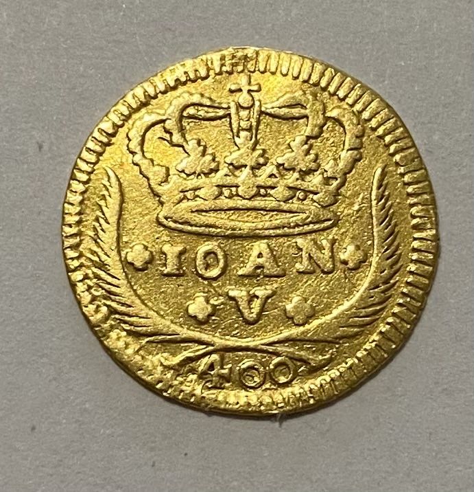 Moeda de ouro D. JOÃO V Pinto 1725