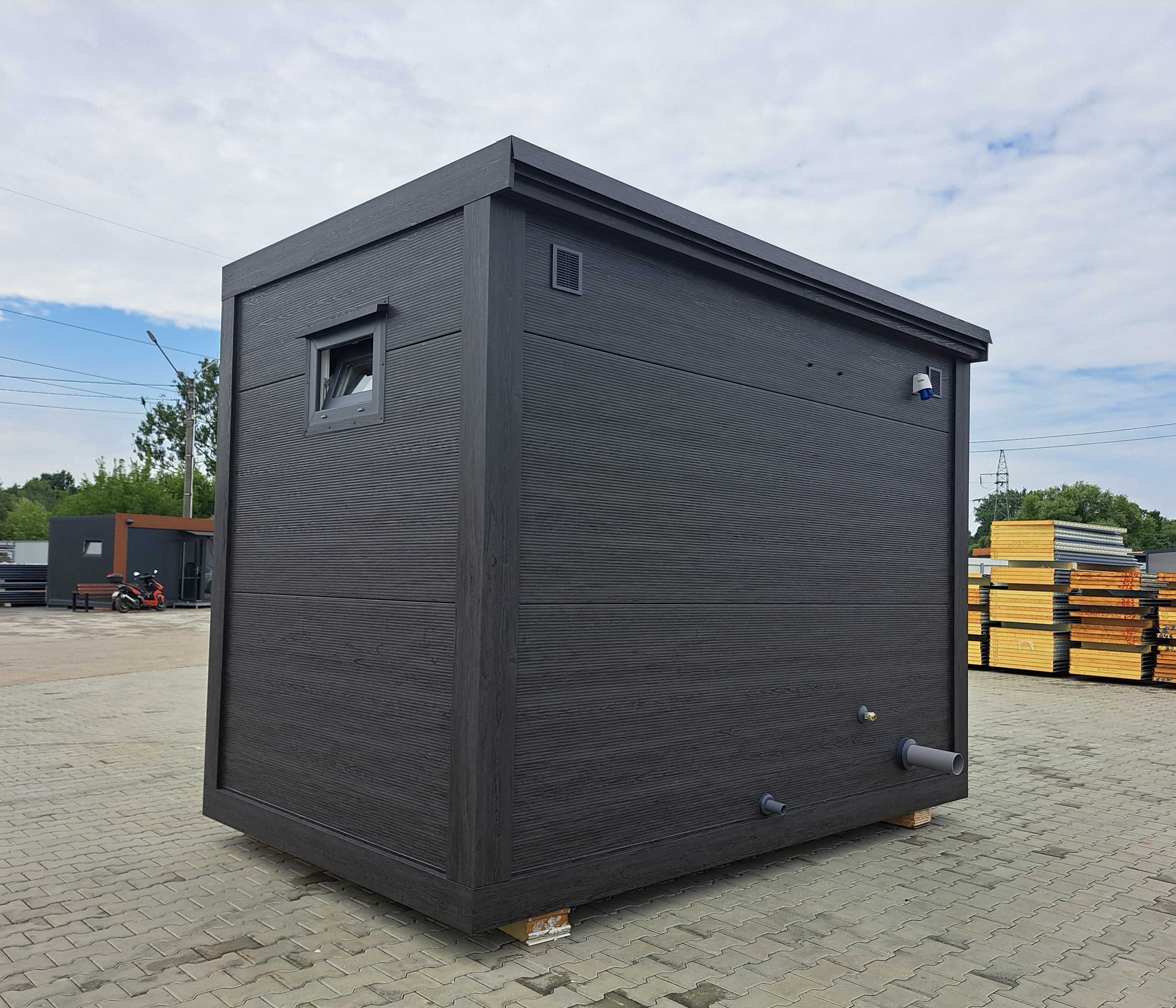 Kontener sanitarny 3,5x2 pawilon, płyta PIR 120mm, OD RĘKI!
