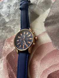 Класичний наручний годинник(синій)