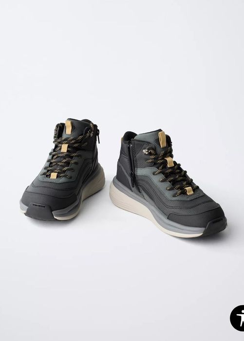 кросівки утеплені Zara 34 35 36 хайтопи