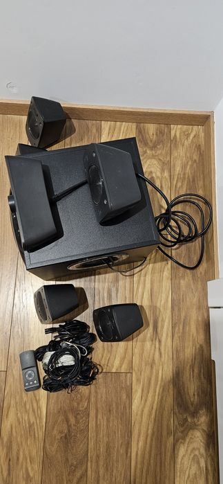 Logitech Z906 5.1 THX 500W RMS Domowe Kino Stan Bardzo dobry  Gdynia!