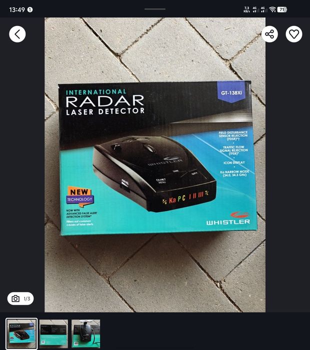 Antyradar whistler