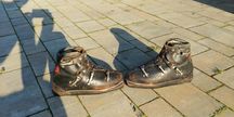 Buty narciarskie retro zabytkowe