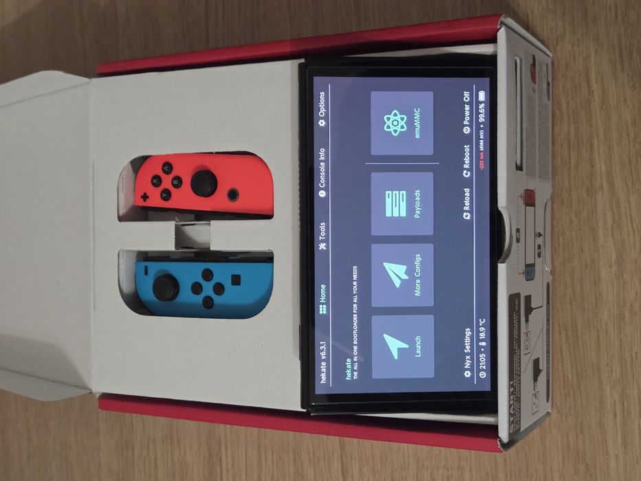 Nintendo Switch OLED desbloqueada