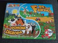 Mini Farma + Domowa Zagroda - 2 gry planszowe