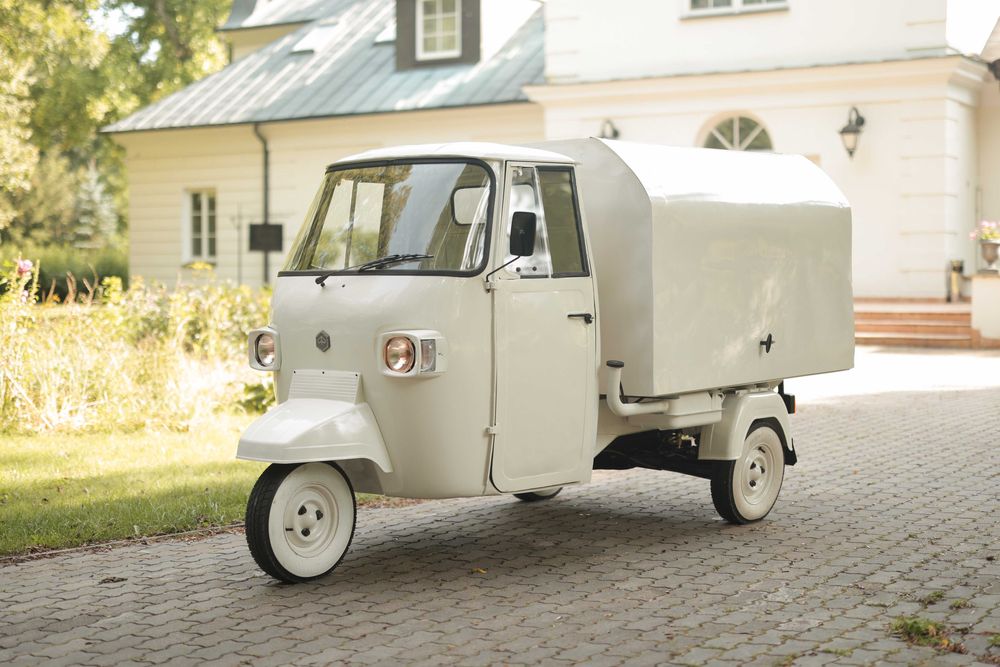 Piaggio ape p601, Prosecco van, pizza, mobilna kwiaciarnia, zamiana