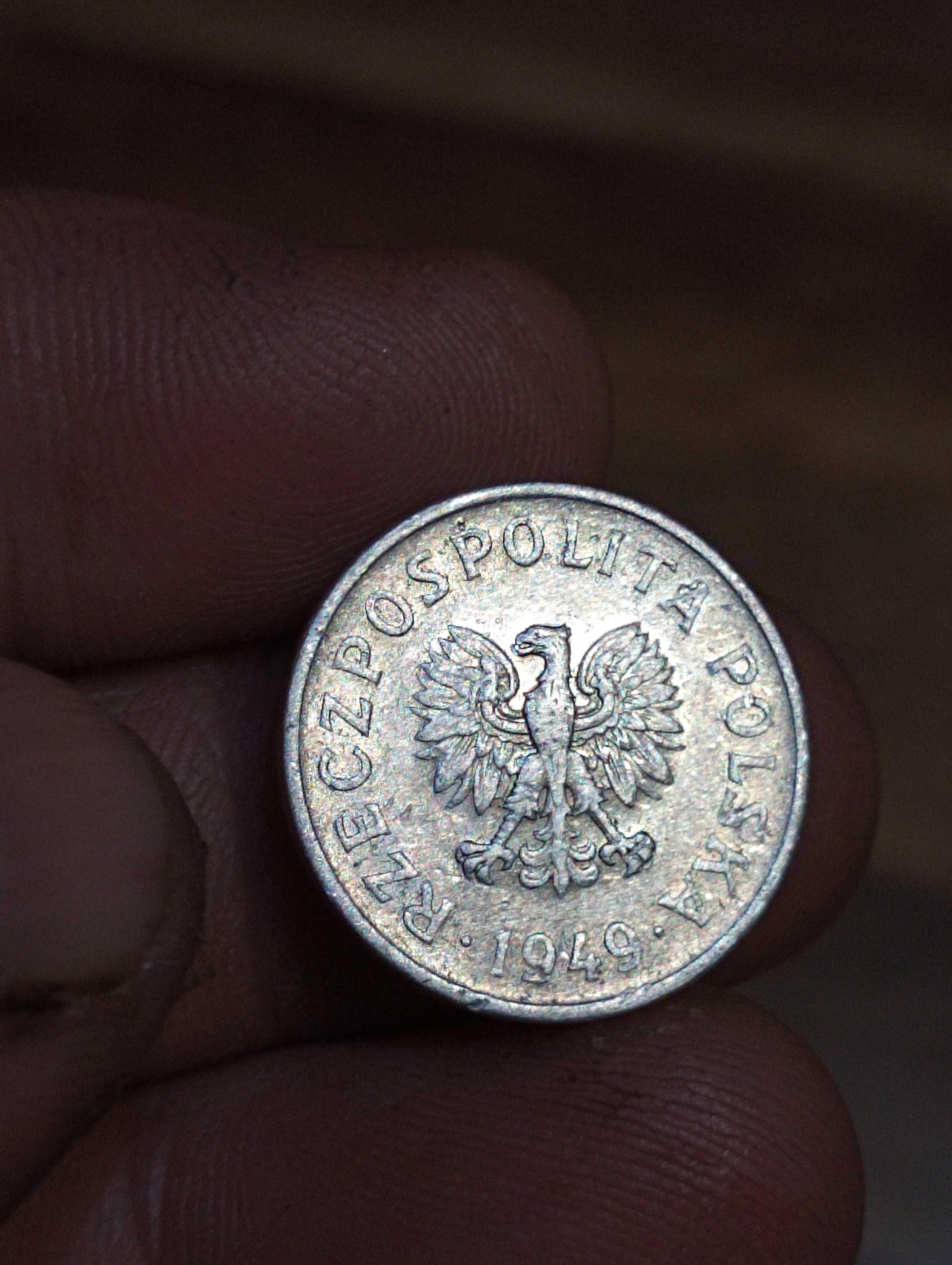 Moneta 20 groszy 1949 rok bzm