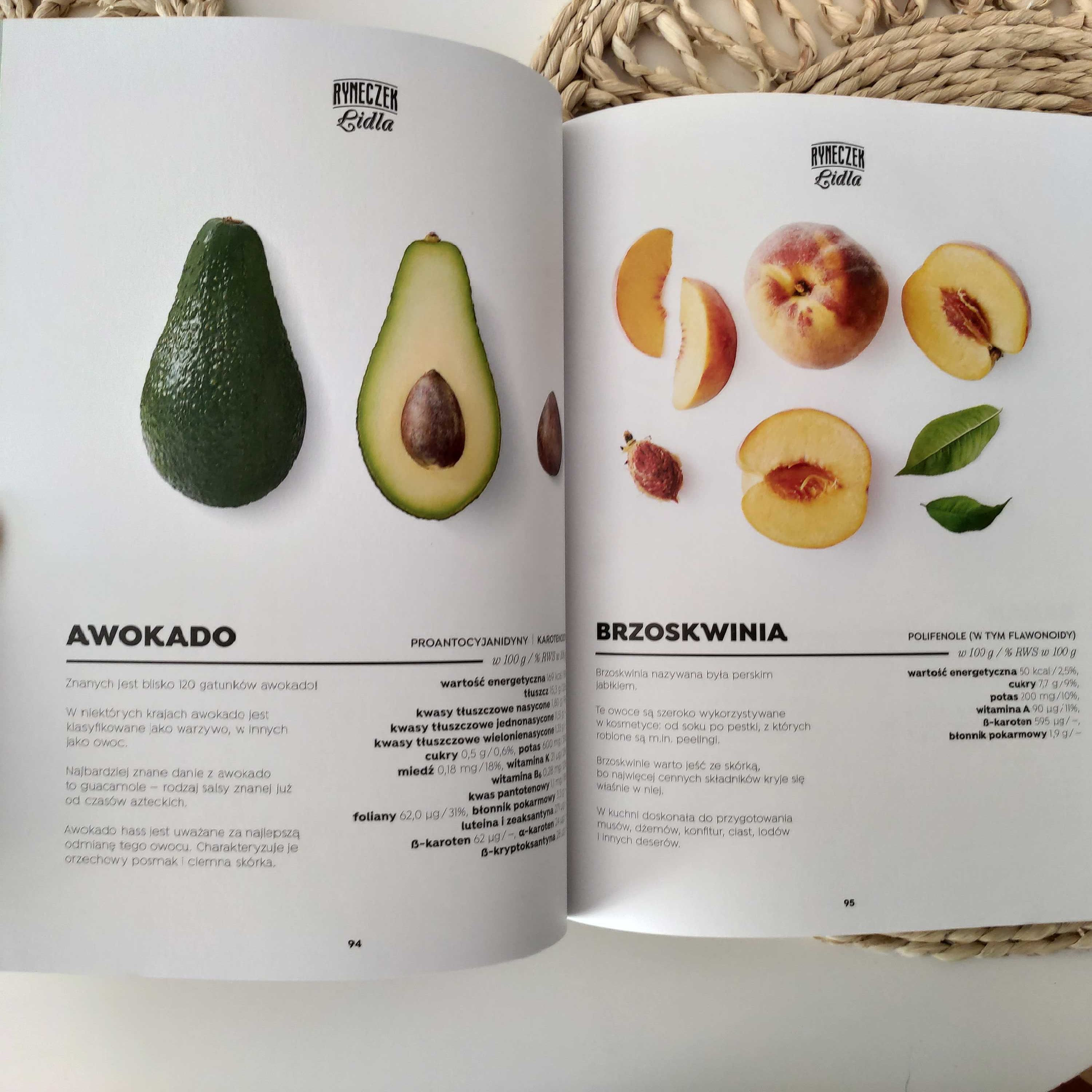 Książka kucharska Przepisy Kuchnia Lidla Jeść zdrowiej warzywa i owoce