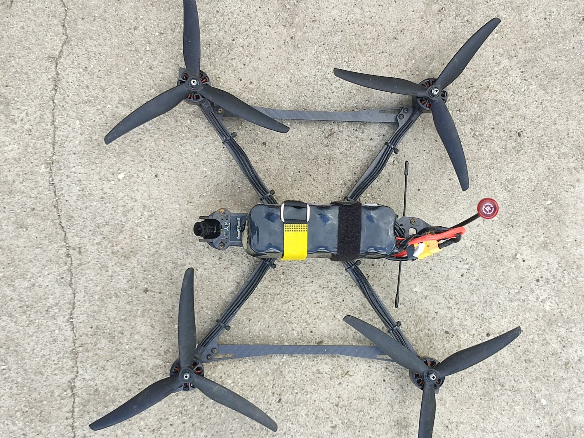 Дрон FPV Mark4 v2 10 дюймів (квадрокоптер) (чорний)